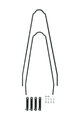 SKS spare part - U-STAY KIT EDGE Al 46 - black