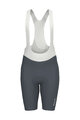 SANTINI Cycling bib shorts - AERO RACE - grey