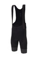 SANTINI Cycling bib shorts - ADAPT SHELL - black