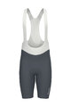 SANTINI Cycling bib shorts - AERO RACE - grey