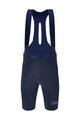 SANTINI Cycling bib shorts - UNICO EDGE - blue
