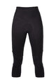 SANTINI Cycling 3/4 lenght shorts without bib - KICK OFF - black