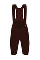 SANTINI Cycling bib shorts - RTR - brown