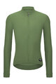 SANTINI Cycling winter long sleeve jersey - RTR - green
