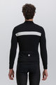 SANTINI Cycling winter long sleeve jersey - ADAPT WOOL - black