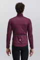 SANTINI Cycling windproof jacket - NEBULA - bordeaux