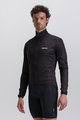 SANTINI Cycling windproof jacket - NEBULA  - black