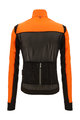 SANTINI Cycling windproof jacket - REDUX LITE  - orange/black