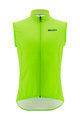 SANTINI Cycling gilet - NEBULA - light green