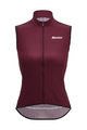 SANTINI Cycling gilet - NEBULA - bordeaux