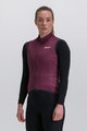 SANTINI Cycling gilet - NEBULA - bordeaux