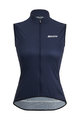 SANTINI Cycling gilet - NEBULA - blue