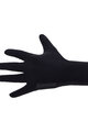 SANTINI Cycling long-finger gloves - ALDO - black
