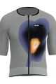 SANTINI Cycling short sleeve jersey - AERO RACE - grey/blue