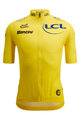 SANTINI Cycling short sleeve jersey - FAN TDF LEADER - yellow