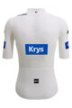 SANTINI Cycling short sleeve jersey - TDF BEST YOUNG RIDER - white