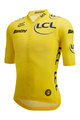 SANTINI Cycling short sleeve jersey - TOUR DE FRANCE LEADER 2023 - yellow