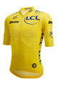 SANTINI Cycling short sleeve jersey - TDF LEADER - yellow
