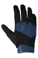 SCOTT Cycling long-finger gloves - ENDURO - blue/black