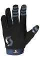 SCOTT Cycling long-finger gloves - ENDURO - blue/black