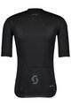 SCOTT Cycling short sleeve jersey - PREMIUM - black