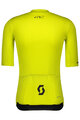 SCOTT Cycling short sleeve jersey - PREMIUM - yellow