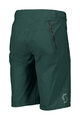 SCOTT Cycling shorts without bib - ENDURANCE LS/FIT W/PAD - green