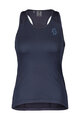 SCOTT Cycling sleeveless jersey - ENDURANCE 10 W - blue