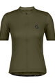 SCOTT Cycling short sleeve jersey - ENDURANCE 10 S/SL W - green