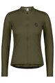 SCOTT Cycling summer long sleeve jersey - ENDURANCE 10 L/SL W - green
