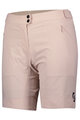 SCOTT Cycling shorts without bib - ENDURANCE LS/FIT W/PAD W - pink
