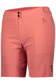 SCOTT Cycling shorts without bib - ENDURANCE LS/FIT W/PAD W - red