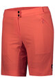 SCOTT Cycling shorts without bib - ENDURANCE LS/FIT W/PAD W - red