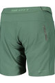 SCOTT Cycling shorts without bib - ENDURANCE LS/FIT W/PAD W - green