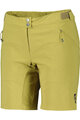 SCOTT Cycling shorts without bib - ENDURANCE LS/FIT W/PAD W - light green
