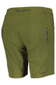 SCOTT Cycling shorts without bib - ENDURANCE LS/FIT W/PAD - green