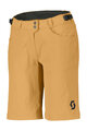 SCOTT Cycling shorts without bib - TRAIL FLOW W/PAD W - beige