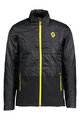 SCOTT Cycling windproof jacket - INSULOFT HYBRID FT - black/yellow