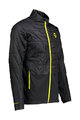 SCOTT Cycling windproof jacket - INSULOFT HYBRID FT - black/yellow
