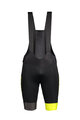 SCOTT Cycling bib shorts - RC WARM WB +++ - black/yellow