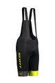 SCOTT Cycling bib shorts - RC WARM WB +++ - black/yellow
