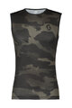 SCOTT Cycling sleeve less t-shirt - UNDERWEAR CARBON - black/grey
