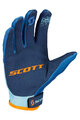 SCOTT Cycling long-finger gloves - 350 RACE EVO JUNIOR - blue/orange