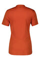 SCOTT Cycling short sleeve jersey - TRAIL FLOW ZIP SS W - orange