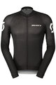 SCOTT Cycling summer long sleeve jersey - PRO - black