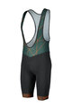 SCOTT Cycling bib shorts - TEAM - green/black