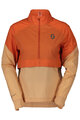 SCOTT Cycling windproof jacket - ENDURANCE ANORAK WB W - orange/beige