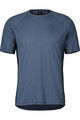 SCOTT Cycling short sleeve jersey - TRAIL FLOW PRO SS - blue