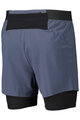 SCOTT Cycling shorts without bib - HYBRID ENDURANCE TECH - blue/black