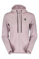 SCOTT hoodie - TECH ZIP W - pink